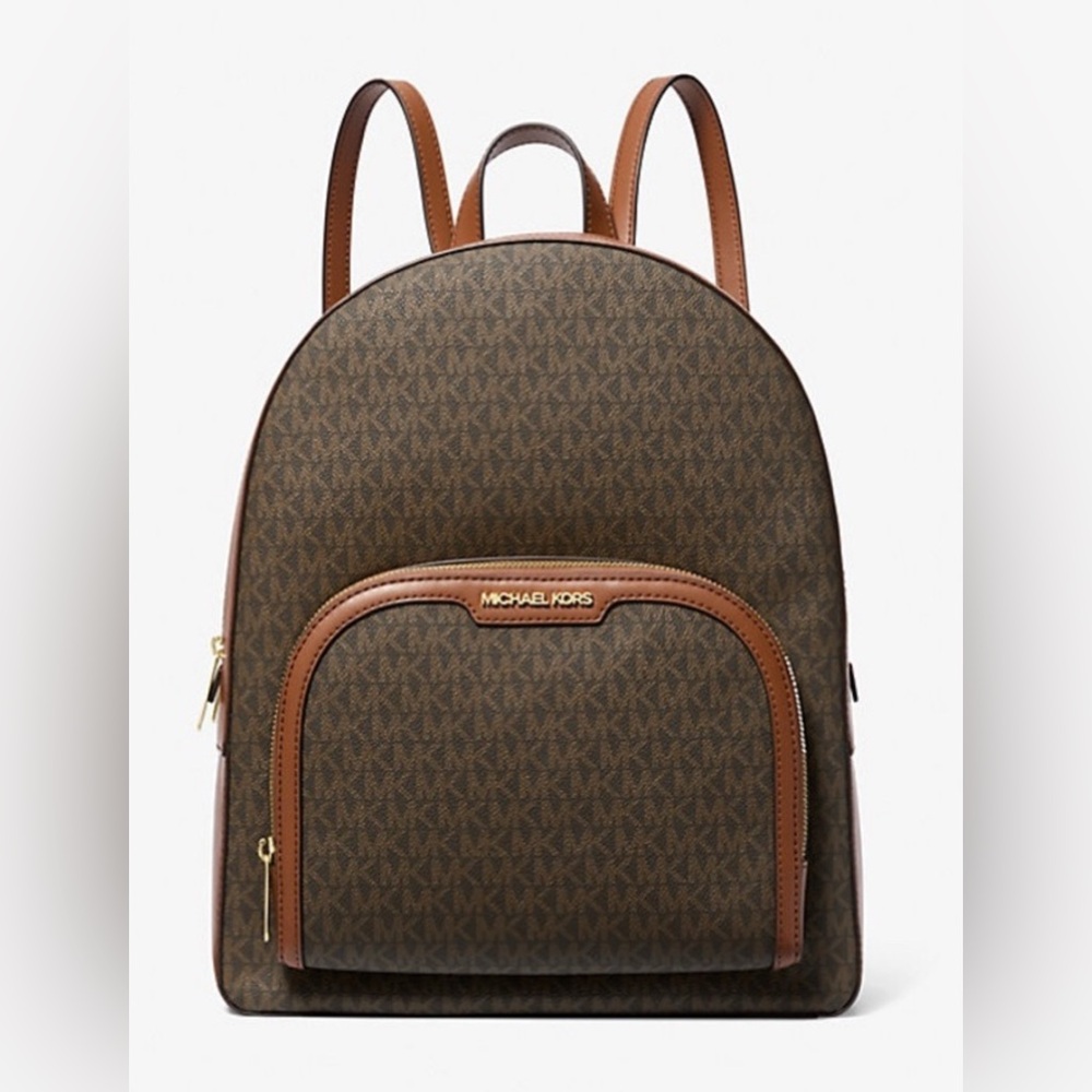 NWT Michael Kors Brown medium Jaycee Backpack